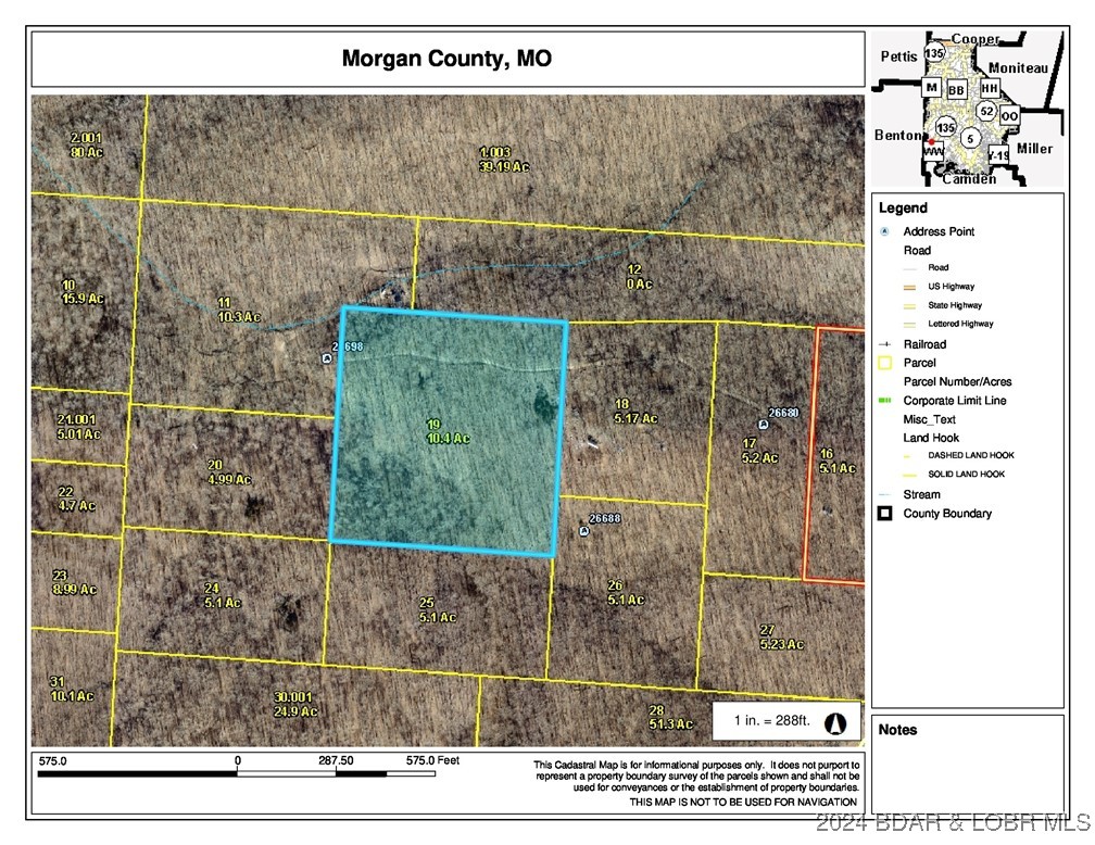 10.4 ac State Hwy T Road Stover Missouri home for sale listed at $40,000