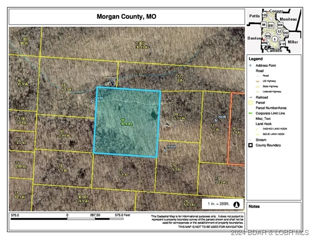 10.4 ac State Hwy T Road, Stover MO