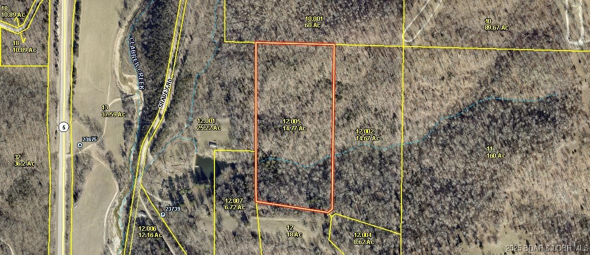 TBD Shadey Road Gravois Mills Missouri home for sale listed at $60,000