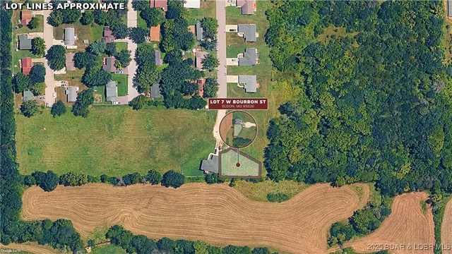 Front exterior — Lot 7 W Bourbon Street Eldon Missouri real estate