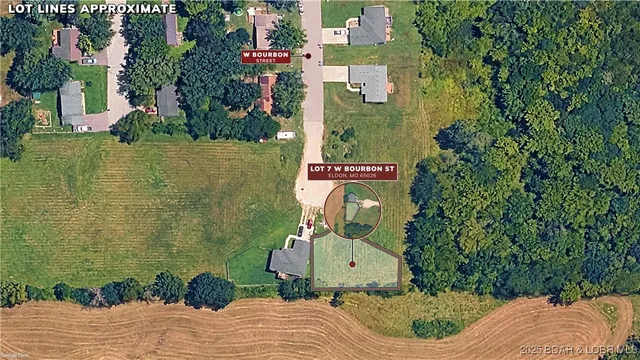 Primary bedroom — Lot 7 W Bourbon Street Eldon Missouri real estate