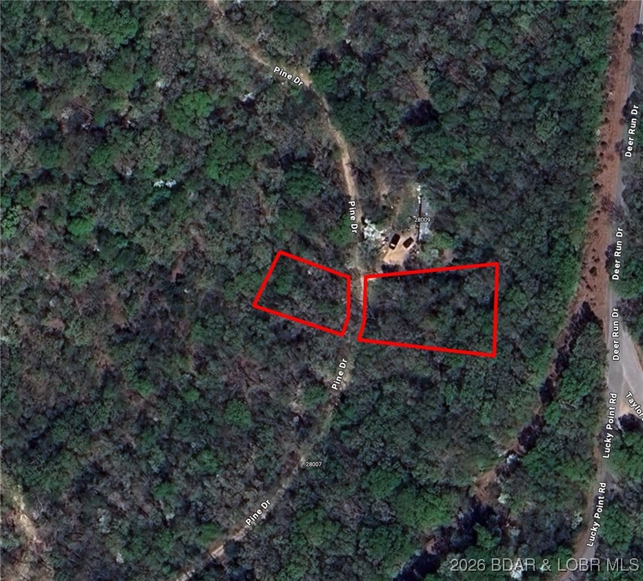 Lots 24 & 35 Pine Drive Rocky Mount Missouri home for sale listed at $10,000