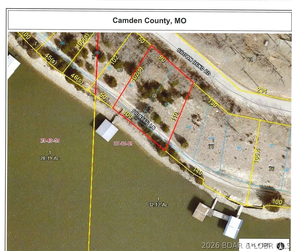 Lots 91 & 92 Pioneer Lane Edwards Missouri home for sale listed at $85,000