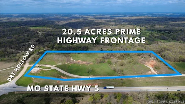 Front exterior — State Hwy 5 Dry Hollow Road Camdenton Missouri real estate