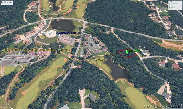Primary bedroom — Lot 26A Bay Hill Avenue Lake Ozark Missouri real estate