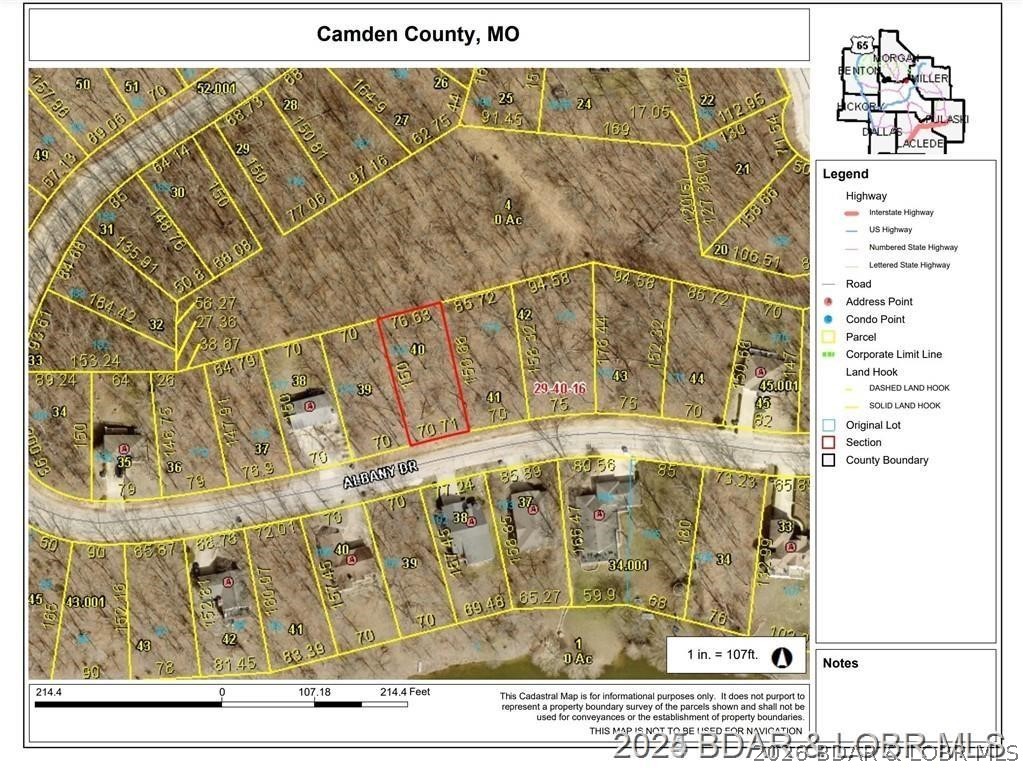 Lot 175 Albany Drive Four Seasons Missouri home for sale listed at $3,000