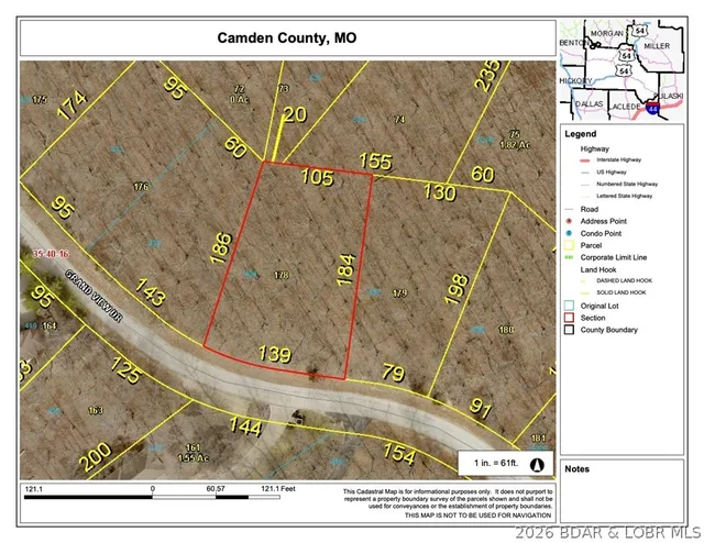 Front exterior — LOT #434 Grand View Drive Porto Cima Missouri real estate