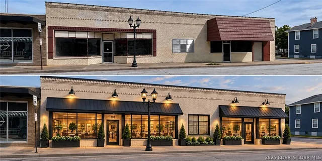 Front exterior — 208/210 S Maple Street Eldon Missouri real estate