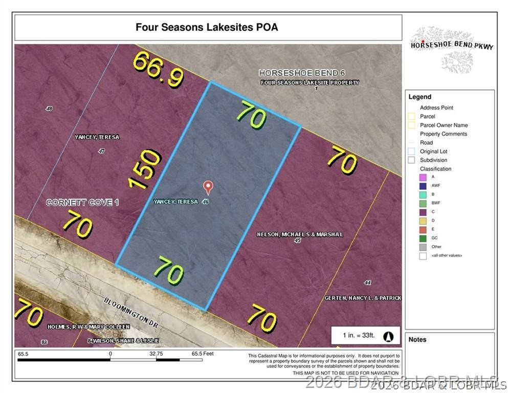 TBD LOT 46 BLOOMINGTON Drive Four Seasons Missouri home for sale listed at $3,500