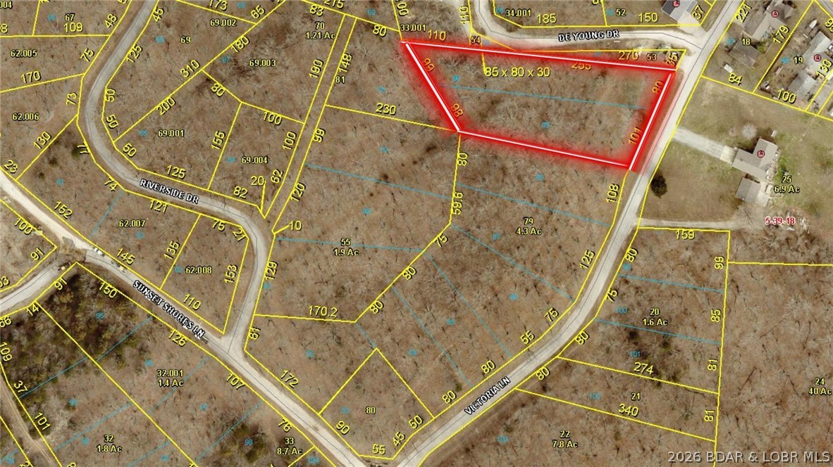 Lots 89-90 Sunset Shores Climax Springs Missouri home for sale listed at $19,000