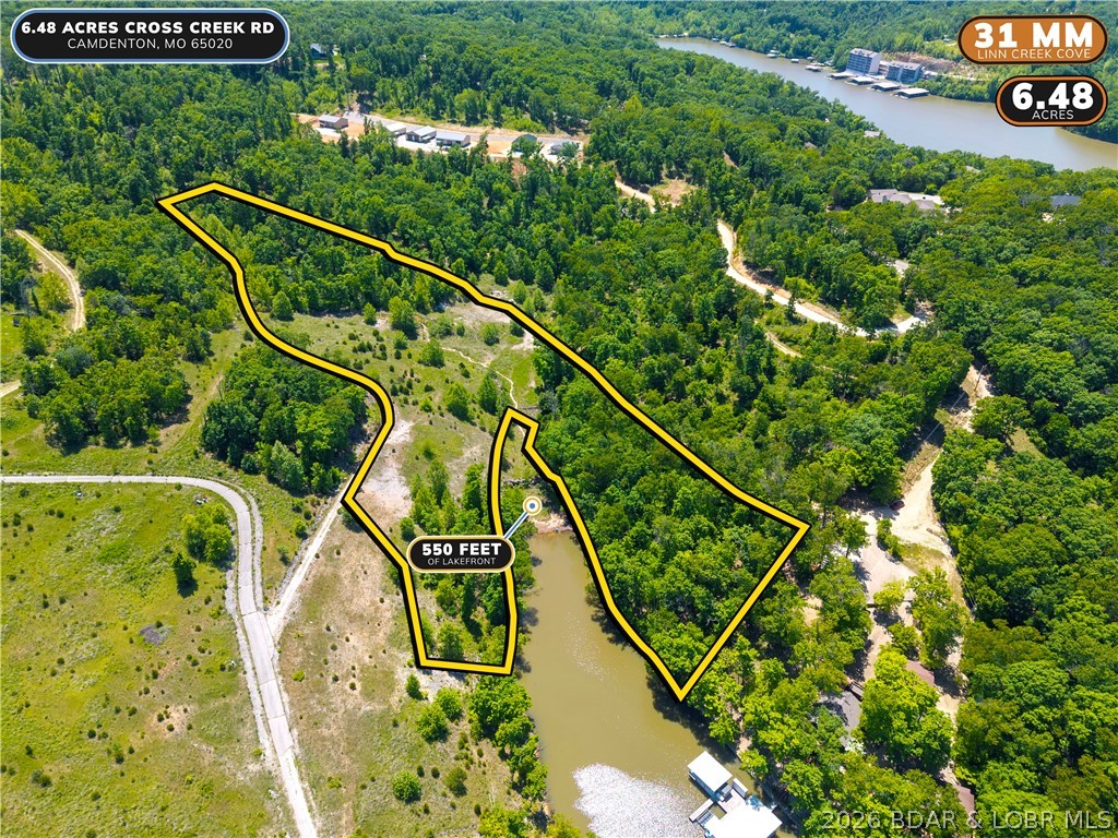 6.48 Acres Cross Creek Road Road Linn Creek Missouri home for sale listed at $350,000