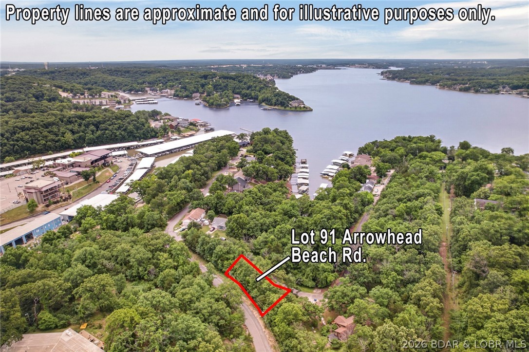 Lot 91 Arrowhead Beach Road Lake Ozark Missouri home for sale listed at $25,000