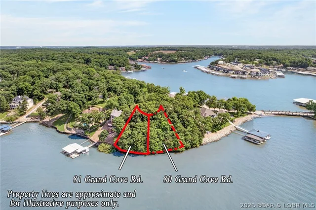 Front exterior — Lot 81 Grand Cove Road Sunrise Beach Missouri real estate