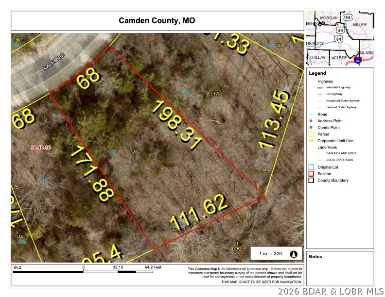 Lot 1097 Salem Drive Lake Ozark Missouri home for sale listed at $3,000