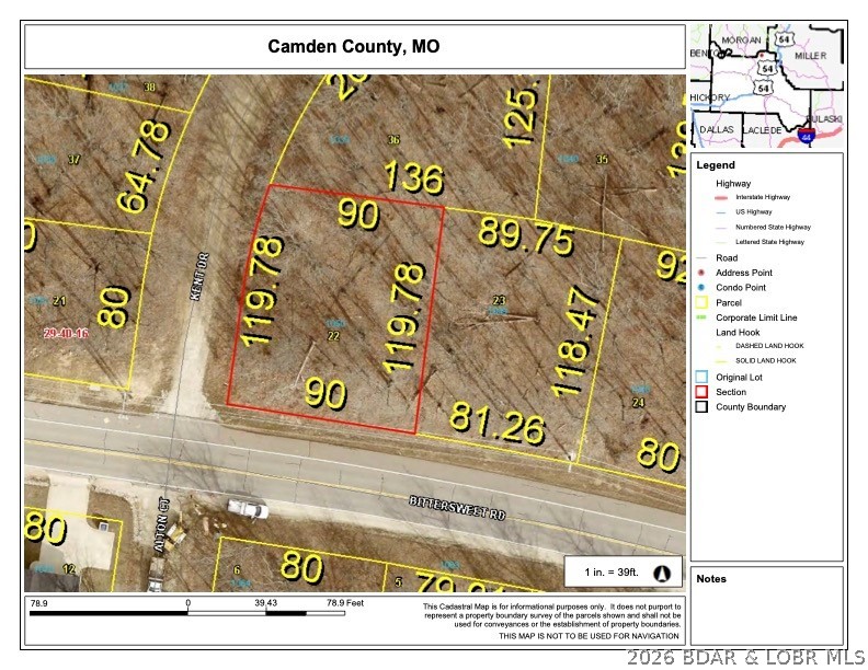 Lot 1050 Bittersweet Road Lake Ozark Missouri home for sale listed at $11,000