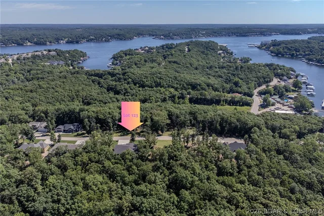 Primary bedroom — Lot 123 Terry Road Lake Ozark Missouri real estate