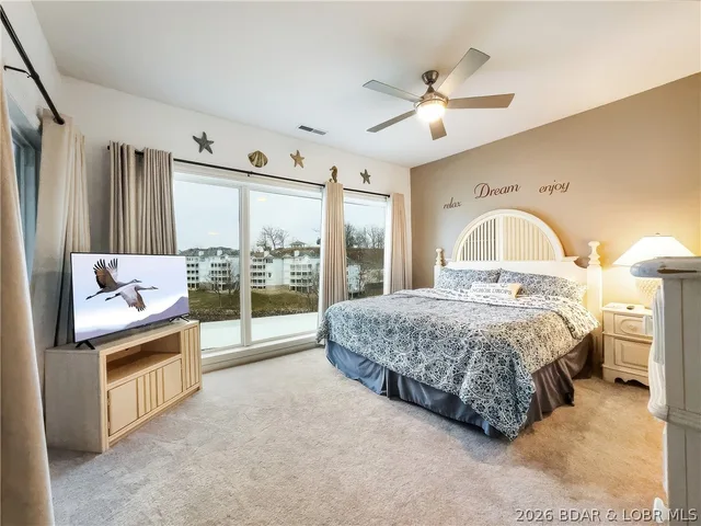 Primary bedroom — 418 Regatta Bay Drive Lake Ozark Missouri real estate