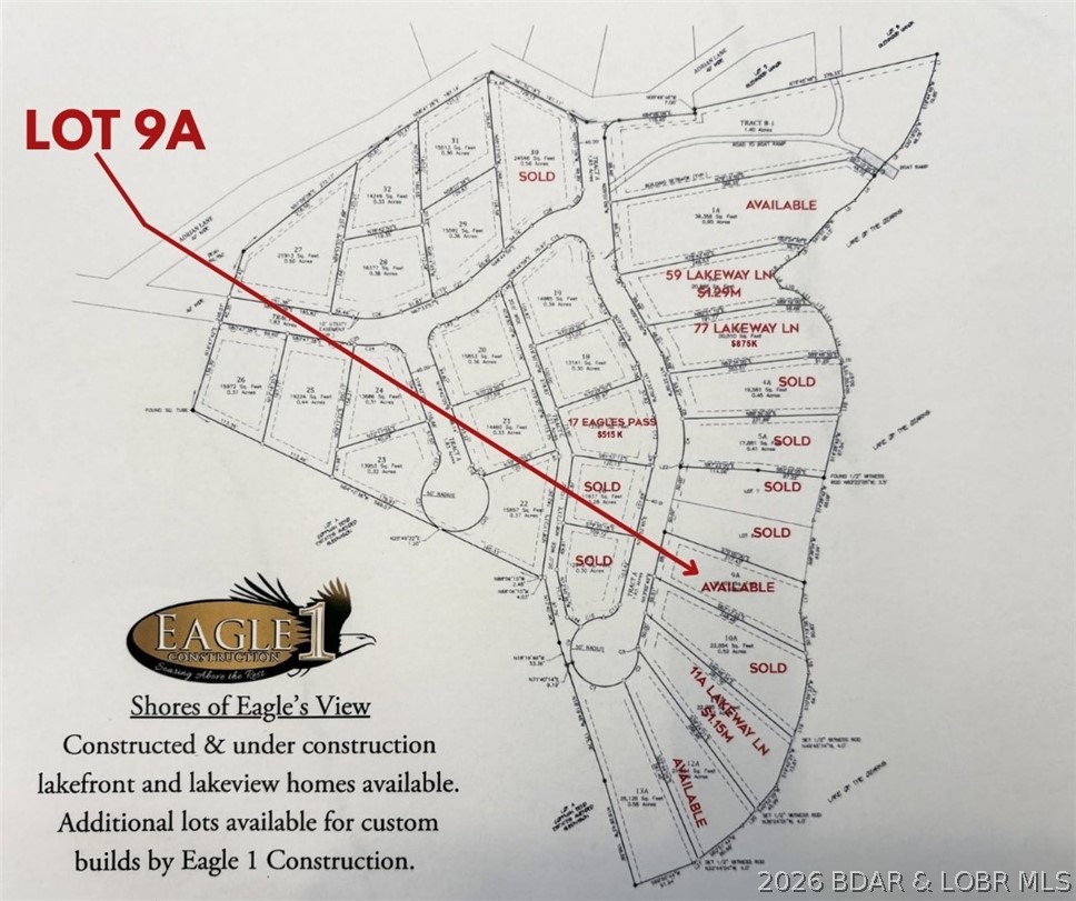 Lot 9A Lakeway Lane Climax Springs Missouri home for sale listed at $169,000