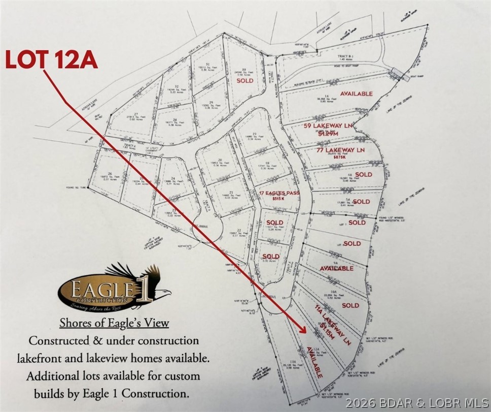 Lot 12A Lakeway Lane Climax Springs Missouri home for sale listed at $175,000
