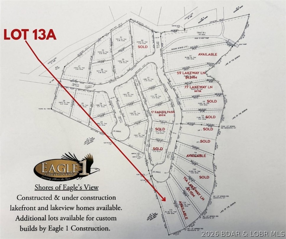 Lot 13A Lakeway Lane Climax Springs Missouri home for sale listed at $175,000