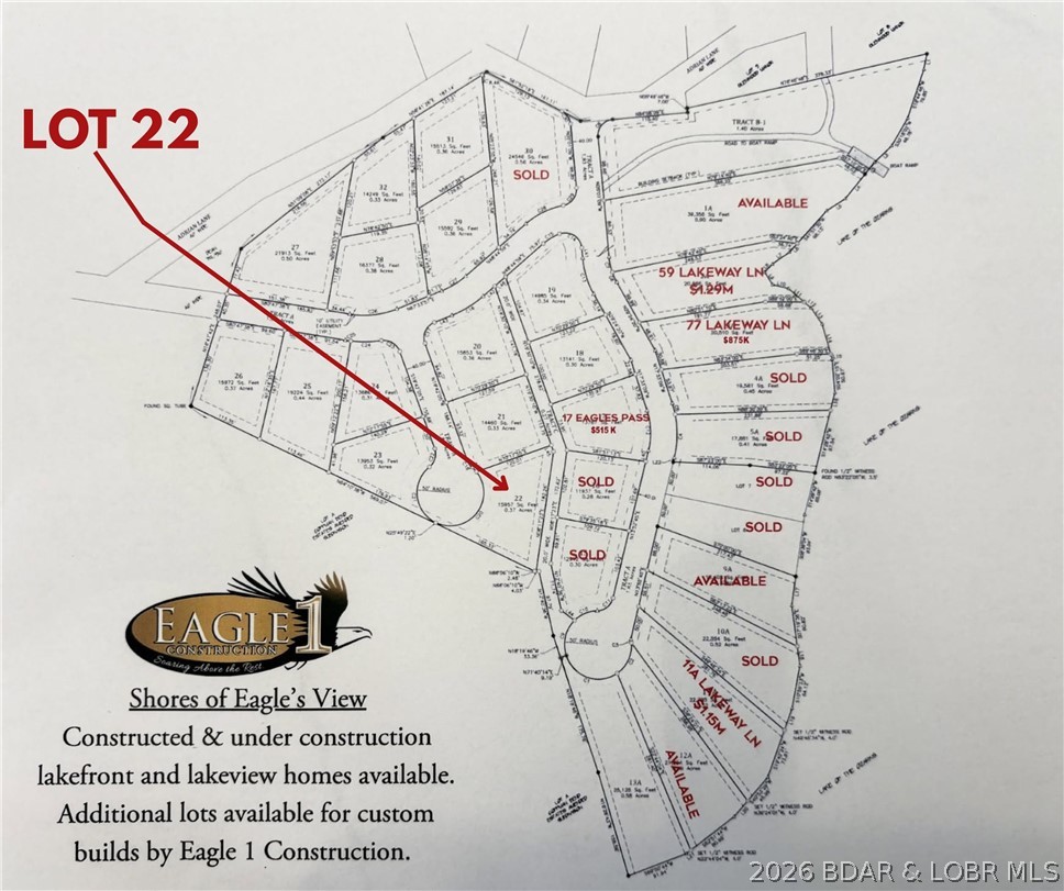 Lot 22 Anchor out Court Climax Springs Missouri home for sale listed at $50,000