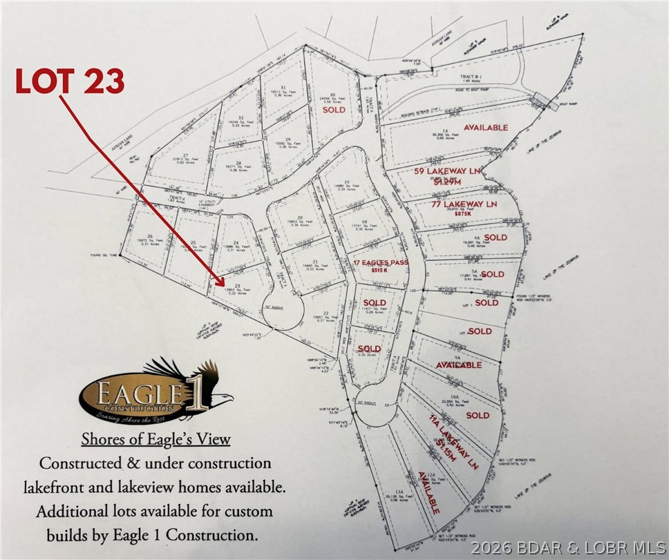 Lot 23 Anchor Out Court Climax Springs Missouri home for sale listed at $50,000