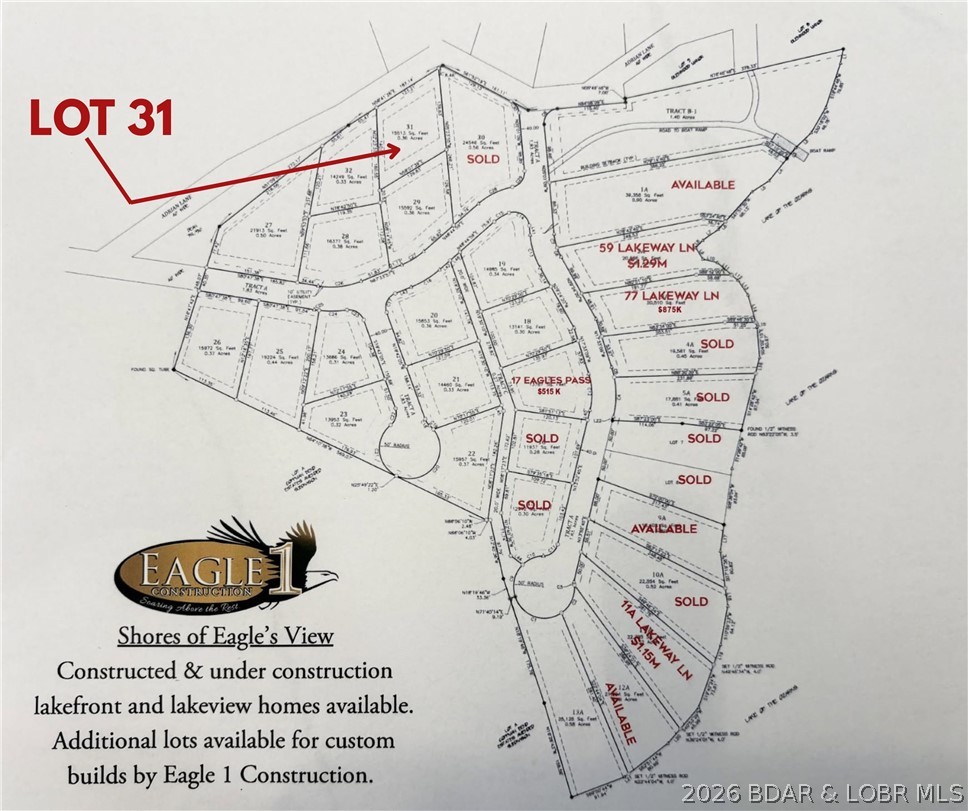 Lot 31 Glass Water Drive Climax Springs Missouri home for sale listed at $50,000