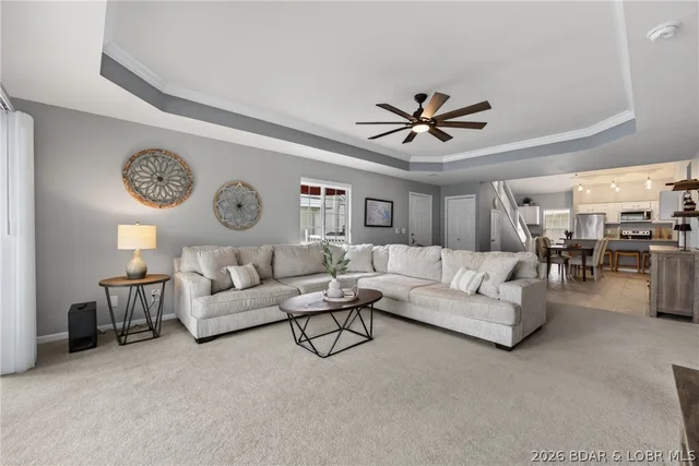 Living room — 303 Charleston Drive Lake Ozark Missouri real estate