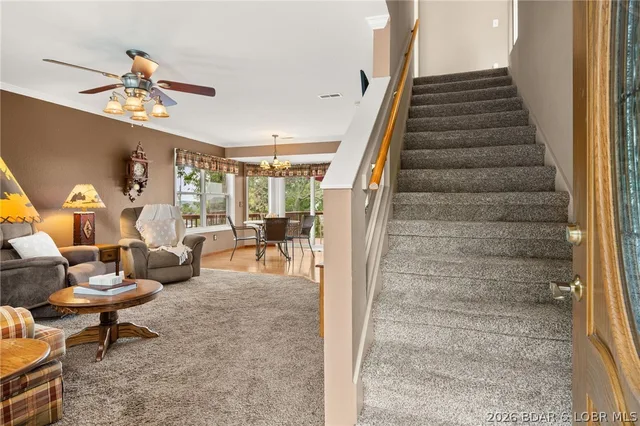 Living room — 1229 Pinewood Drive Osage Beach Missouri real estate