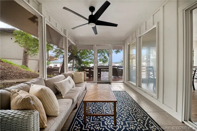 Living room — 217 Lucky Strike Drive Sunrise Beach Missouri real estate