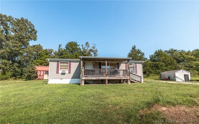 Front exterior — 58 Go Ye Ranch Brumley Missouri real estate