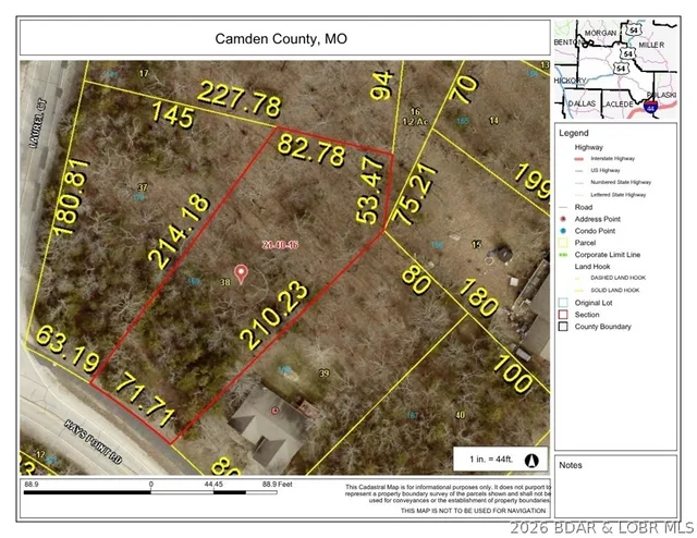 Front exterior — Lot 169 Kays Point Road Lake Ozark Missouri real estate
