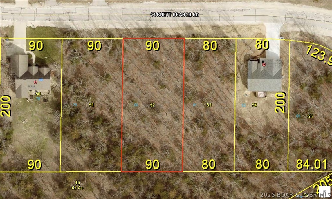 Lot 80 Cornett Branch Road Lake Ozark Missouri home for sale listed at $9,000