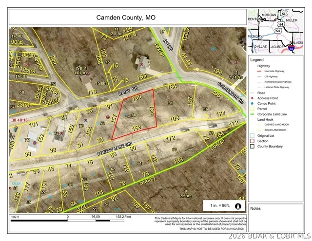 Front exterior — Lot 21 Daisy Road Lake Ozark Missouri real estate