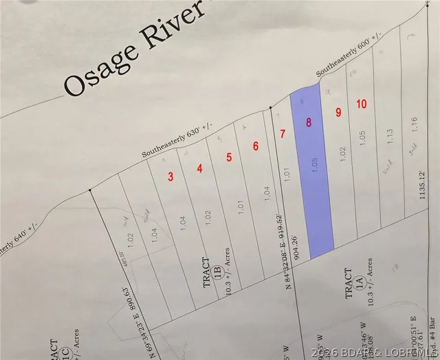 Primary bedroom — Lot 8 Sander Road Lake Ozark Missouri real estate