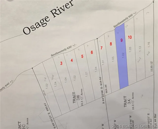 Primary bedroom — Lot 9 Sander Road Lake Ozark Missouri real estate