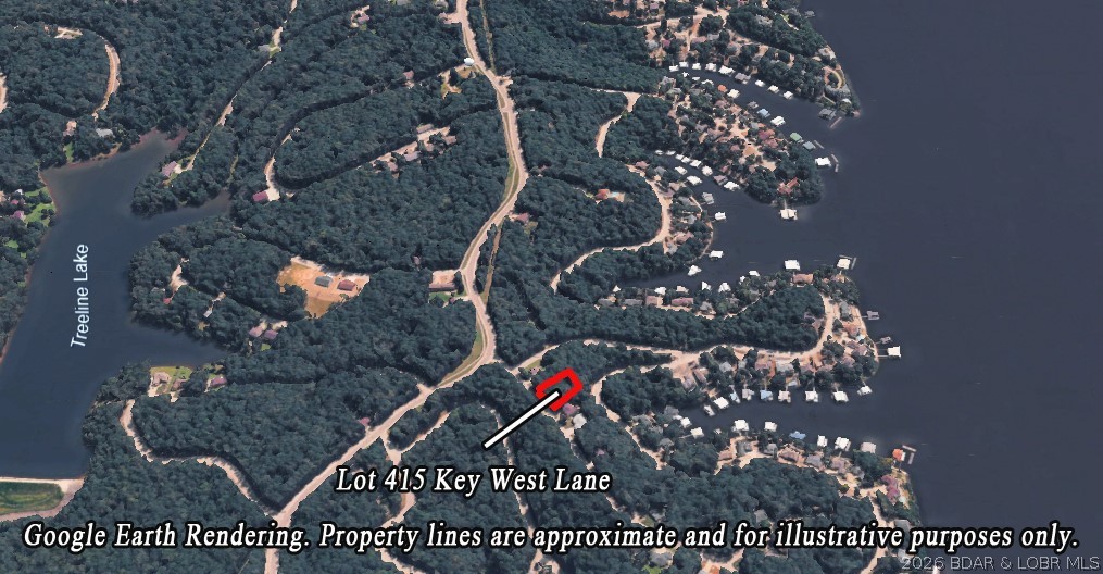 Lot 415 Key West Lane Lake Ozark Missouri home for sale listed at $10,000