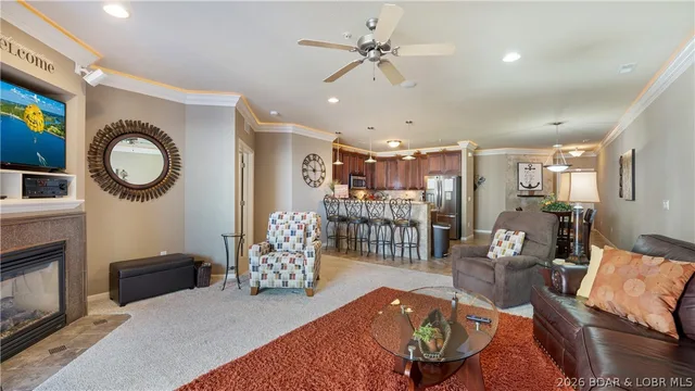 Living room — 1205 Lands End Parkway Osage Beach Missouri real estate