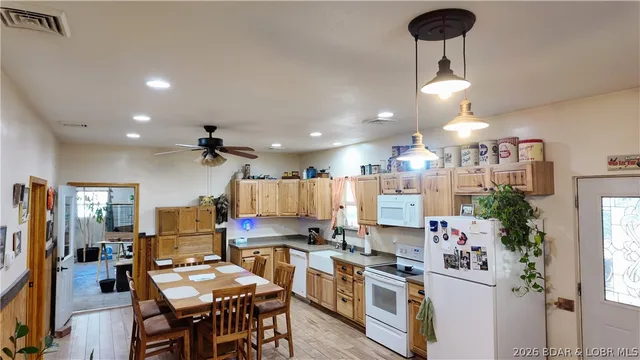 Kitchen — 19767 Long Branch Road Barnett Missouri real estate