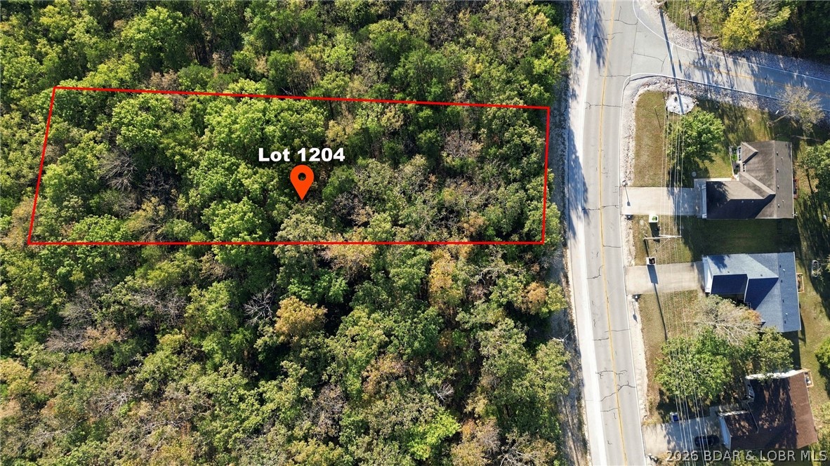 Lot 1204 Bittersweet Road Lake Ozark Missouri home for sale listed at $9,500