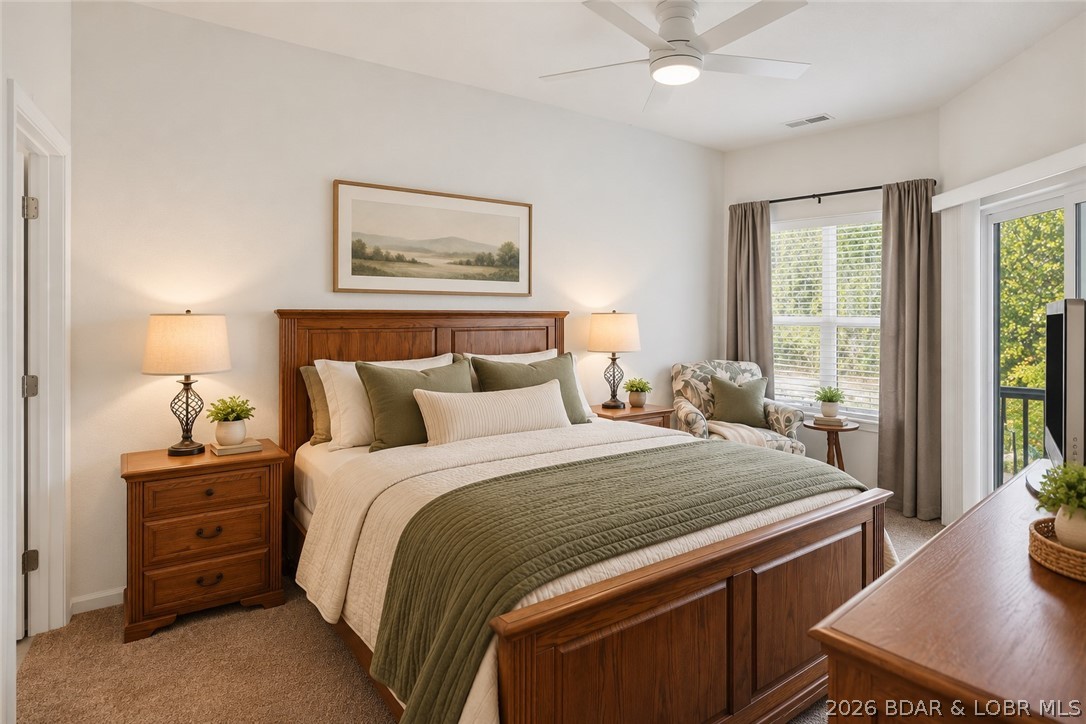 Primary bedroom — 464 Cedar Heights Drive Camdenton Missouri real estate