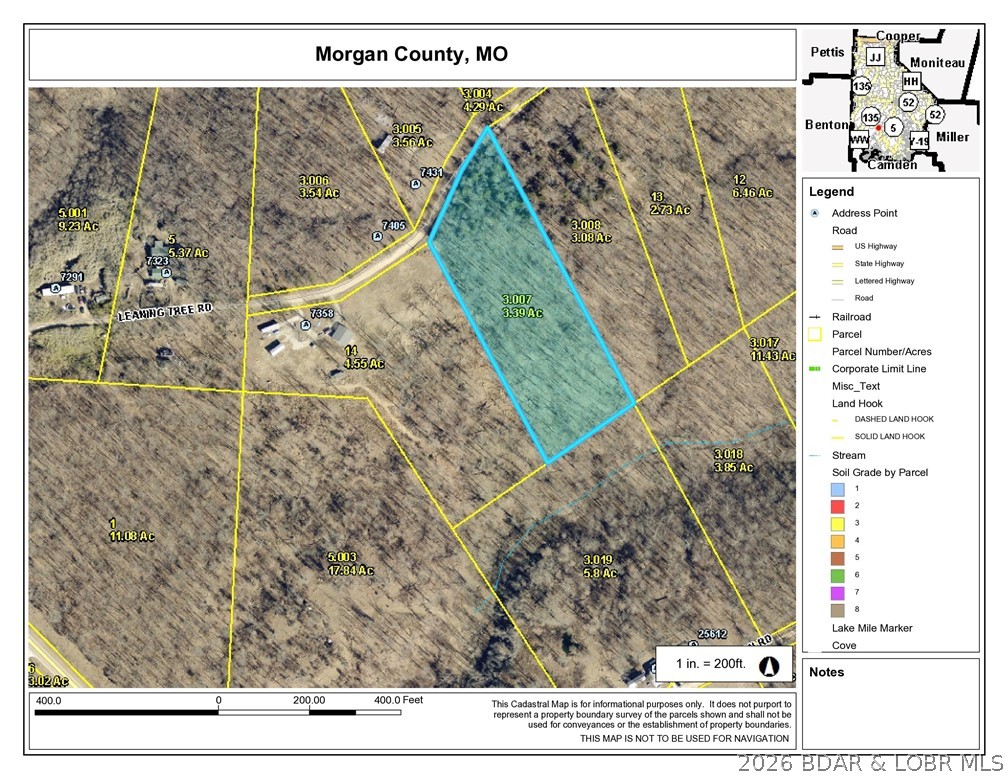 3.39 ac Leaning Tree Road Versailles Missouri home for sale listed at $29,900