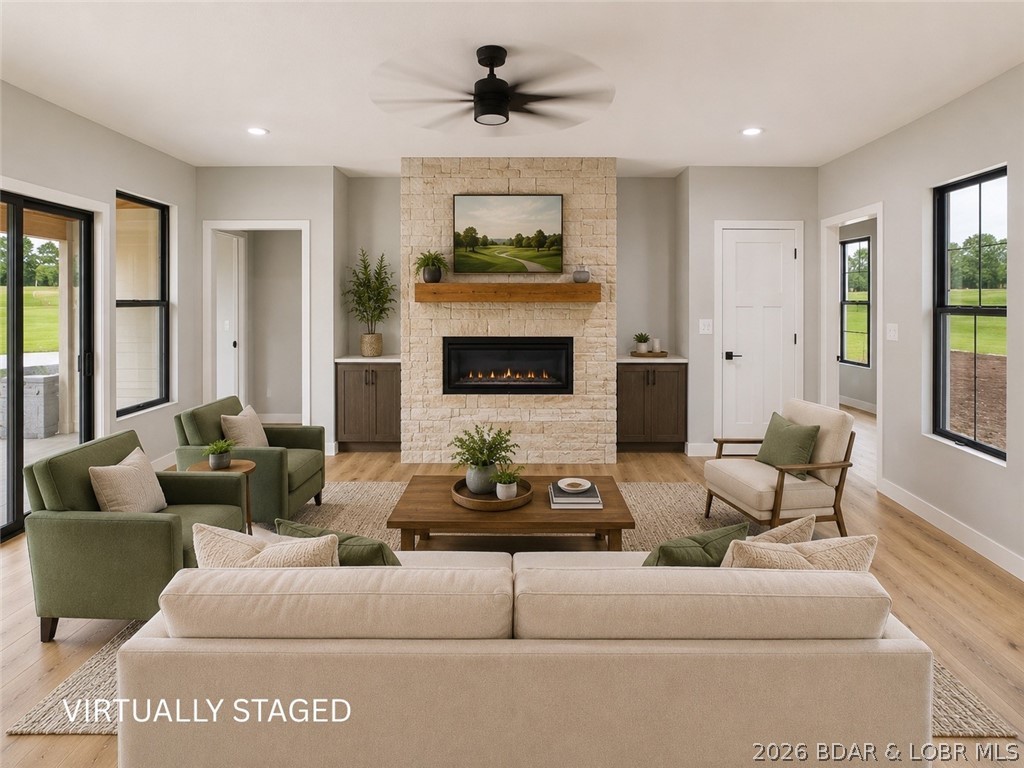 Backyard — 108 Birdie Drive Gravois Mills Missouri real estate
