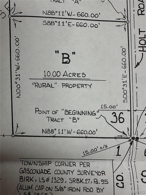 0 HOLT Road, Bland MO
