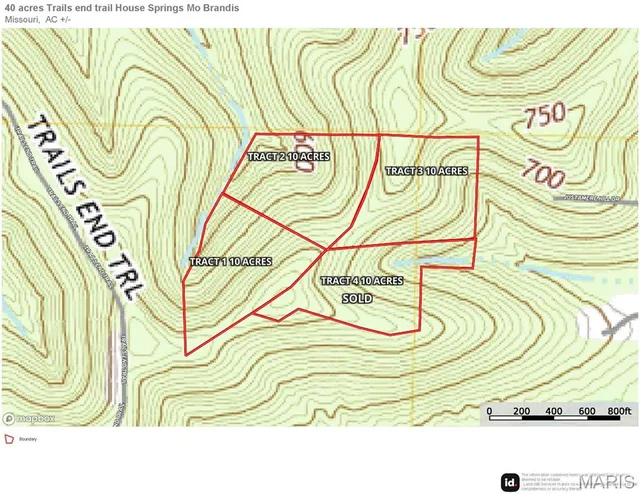 Primary bedroom — 3 Trails Ends Trail House Springs Missouri real estate