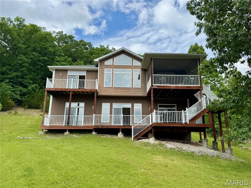 Front exterior — 307 Ledgestone Estates Lane Sunrise Beach Missouri real estate