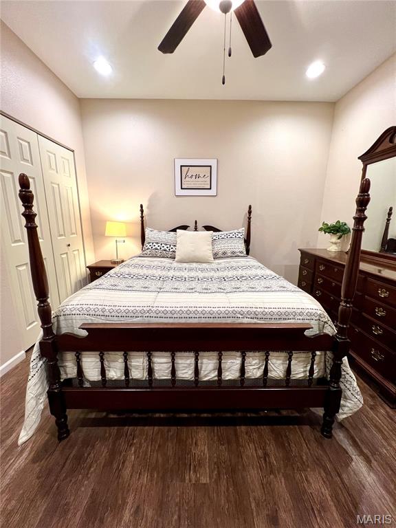 Primary bedroom — 1809A Historic 66 Waynesville Missouri real estate