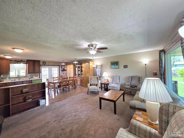 Living room — 966 Cleveland Road Houston Missouri real estate