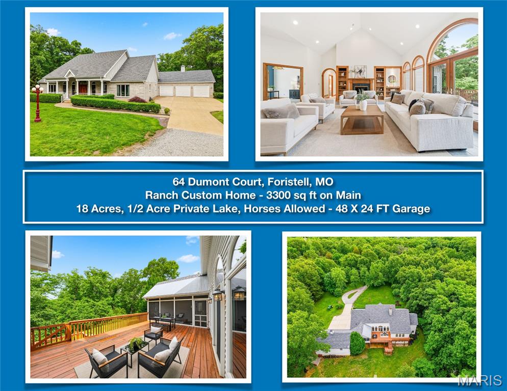 64 Dumont Court Foristell Missouri 3 bedroom 3 bathroom home for sale listed at $925,000