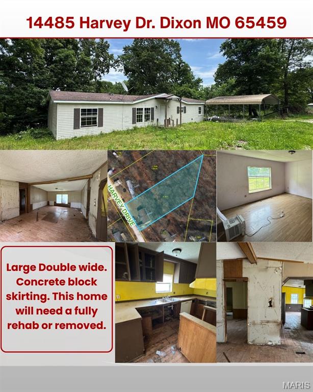 Front exterior — 20017 Hartford Rd. Dixon Missouri real estate